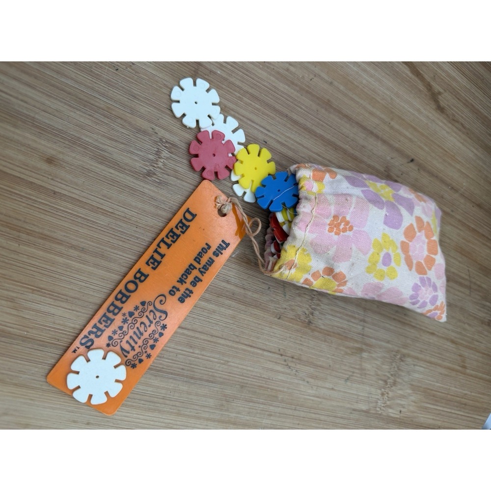 Vtg Deelie Bobbers Serenity Game Toy w/ Bag Parker Brothers No. 300 USA 1970s‎